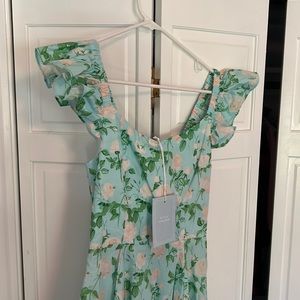 Hill House Home Daphne dress “Blue Roses” size small